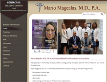 Tablet Screenshot of mariomagcalasmdpa.com